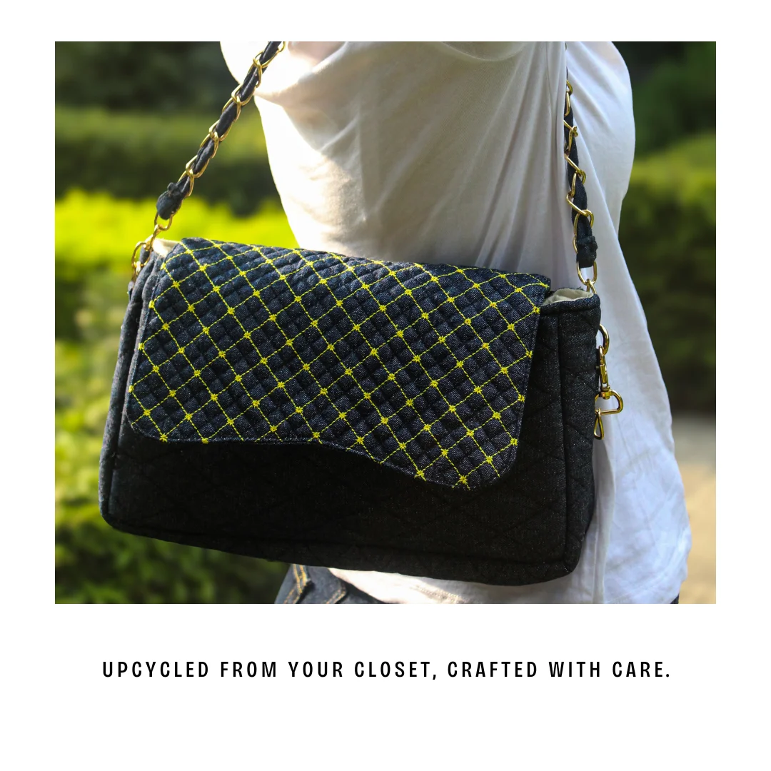 Elegant Quilted Flap Shoulder Bag